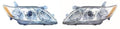 2007-2009 Toyota Camry Headlights Assembly Front Left & Right Sedan Replacement E753251