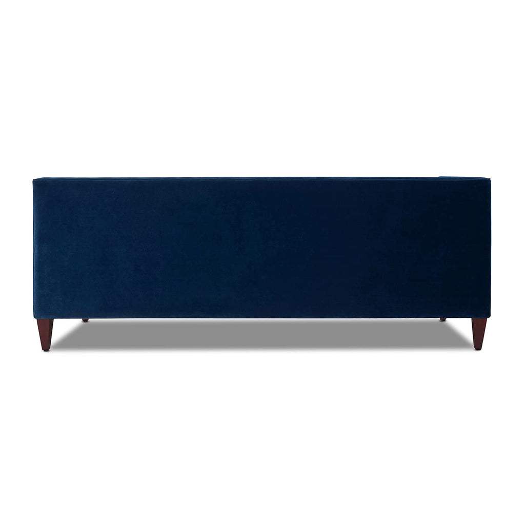 Navy Blue Velvet Tufted Sofa H735641