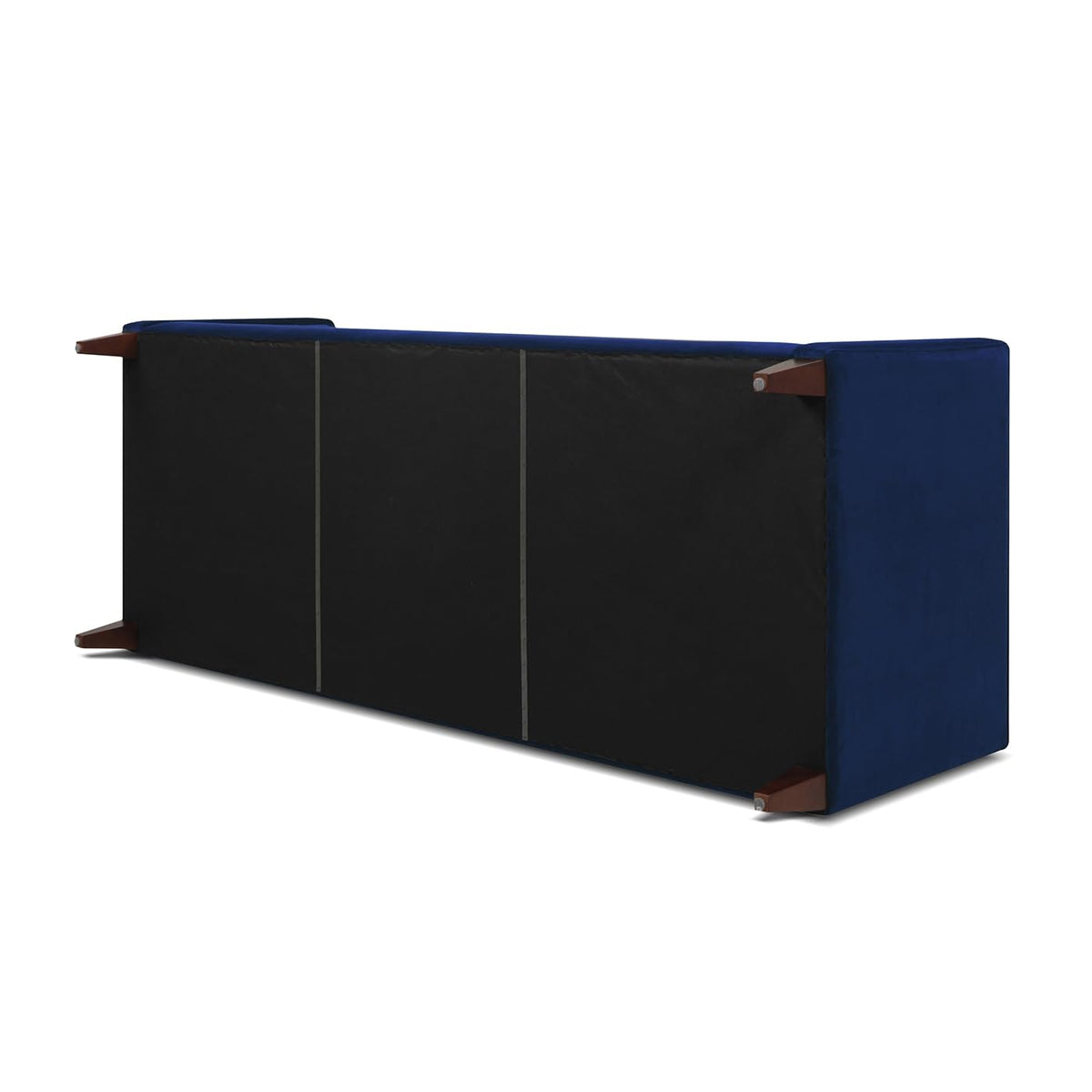 Navy Blue Velvet Tufted Sofa H735641