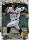 2025 Bowman Chrome Prospects Konnor Griffin Mega Box Mojo Refractor Rookie Baseball Trading RC Card #BCP-86 P135324