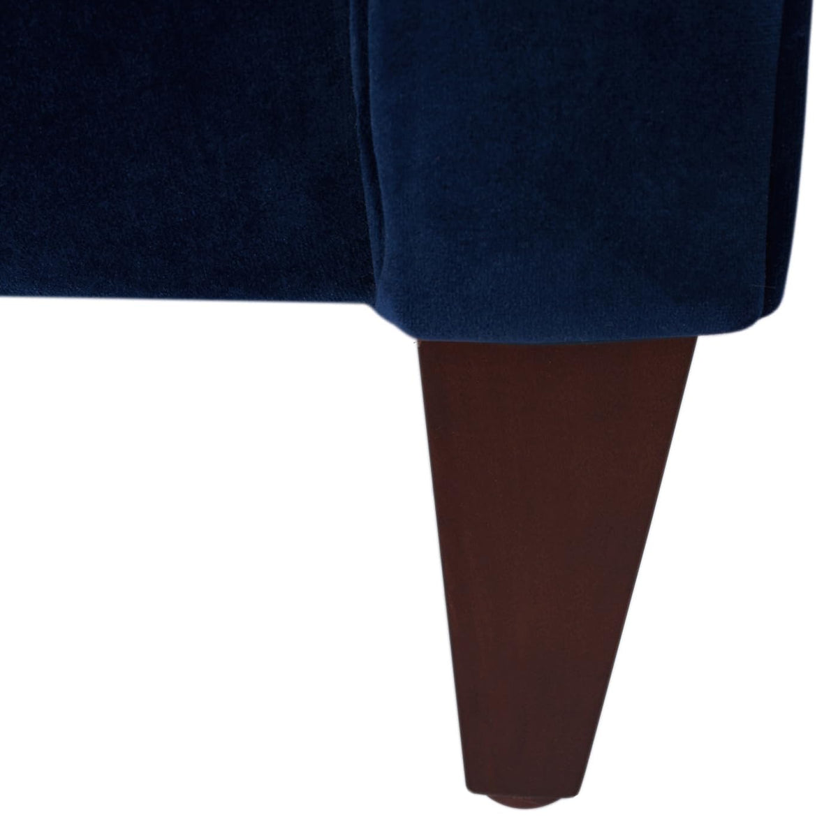 Navy Blue Velvet Tufted Sofa H735641