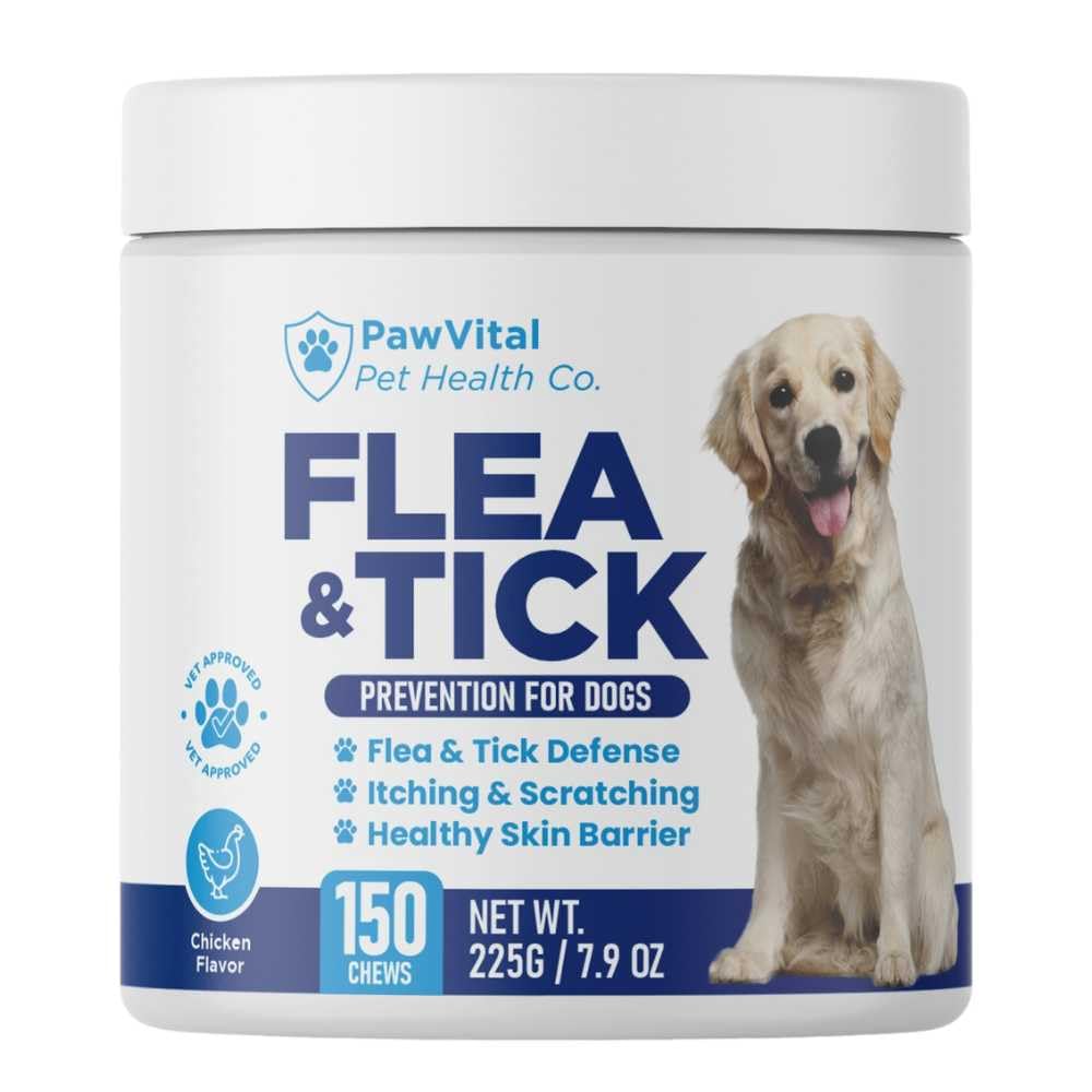 Flea and Tick Prevention for Dogs Chewables 150 Soft Chews Chicken Flavor Q936616