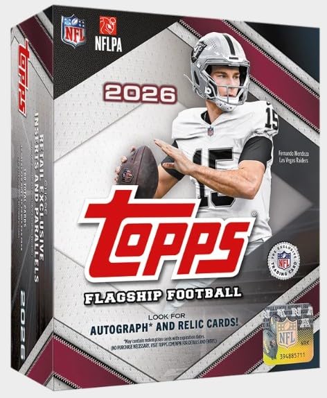 2026 Topps Flagship Football Card MEGA Box B571