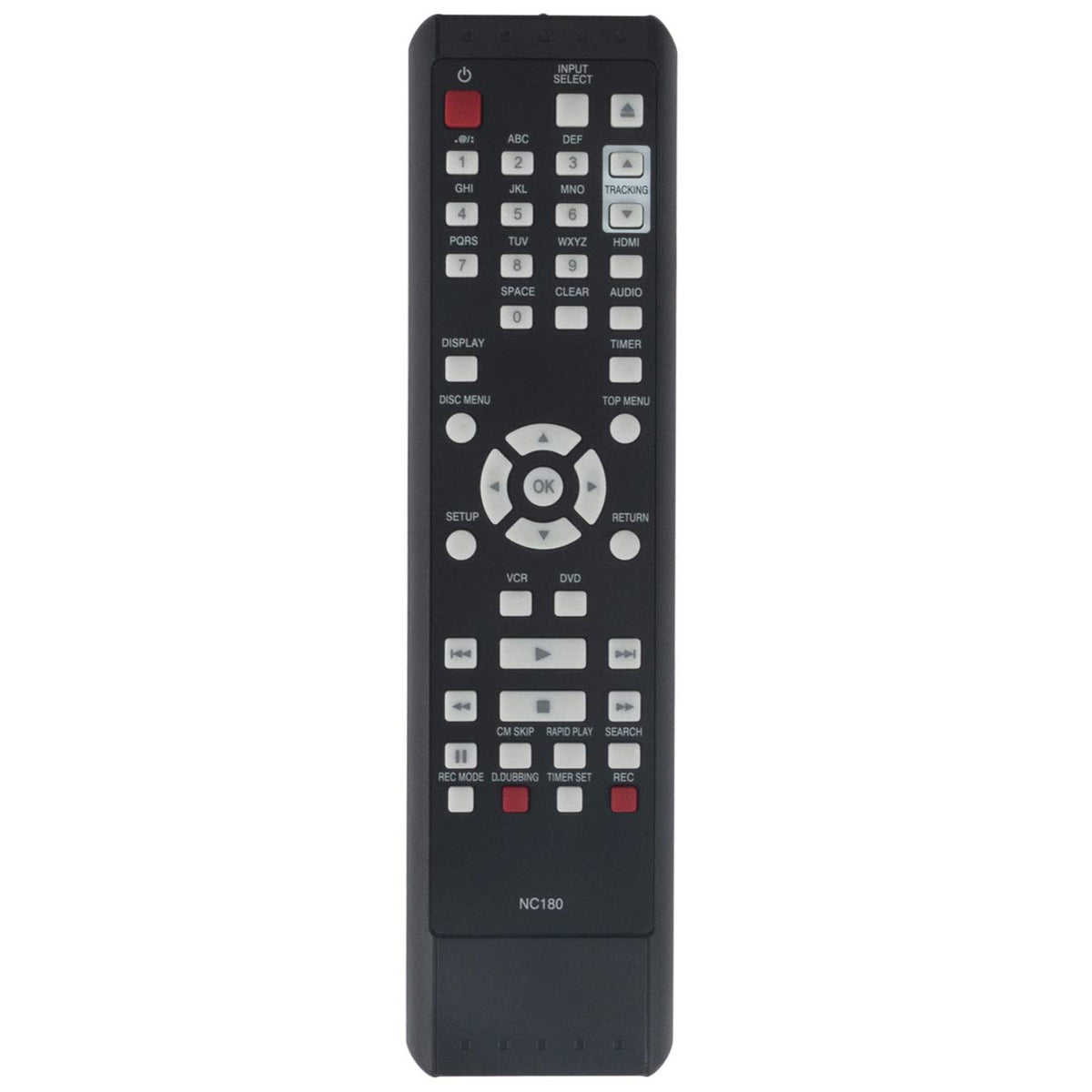 Replace Remote Control for DVD VCR Combo Recorder T11843
