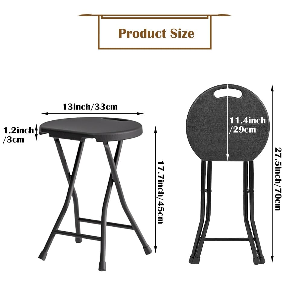 Plastic Folding Stools U7676