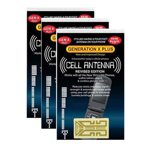 Cell Phone Internal Antenna Signal Booster, 3 Pack B725054
