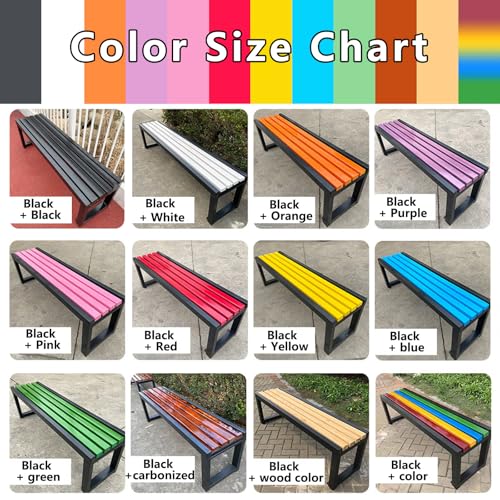 Weatherproof Metal Cast Iron Park Bench H45081