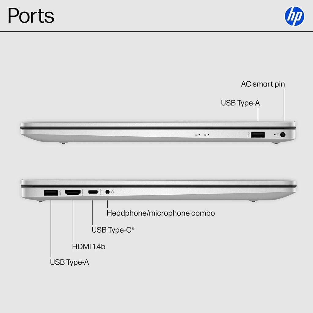 17.3" HD+ Touchscreen Laptop, AMD Ryzen 5, 16GB RAM 1TB SSD, Silver Y861874
