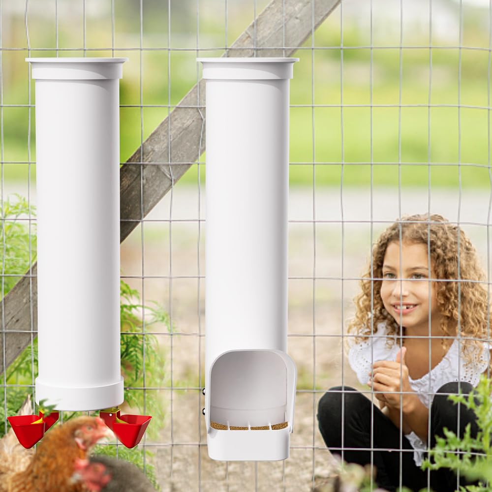 Automatic 7lb PVC Chicken Feeder M691132