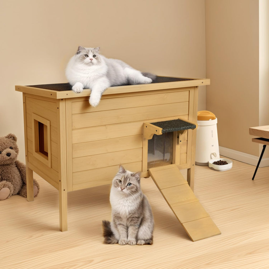 Large Insulated Weatherproof Outdoor Cat House C829790