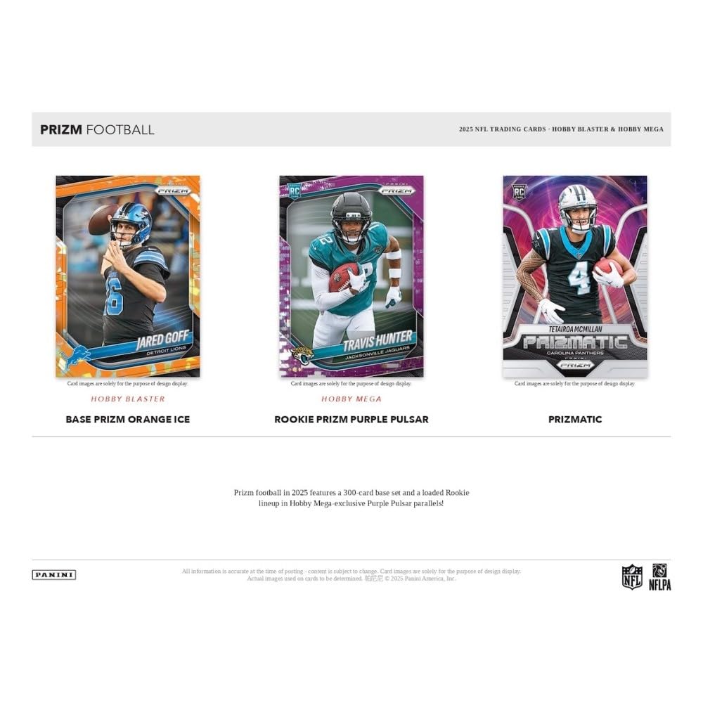 2025 Prizm Football 6 Packs Box B4499