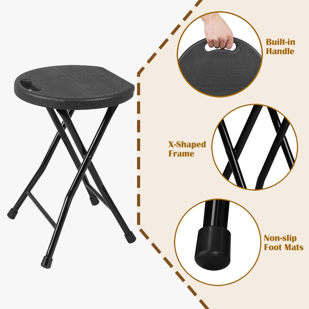 Plastic Folding Stools U7676