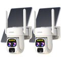 Wireless Solar Security Camera 360 PTZ Dual Lens 10x Zoom 2K H358