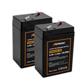 6V 4.5Ah LiFePO4 Battery 2 Pack W8219