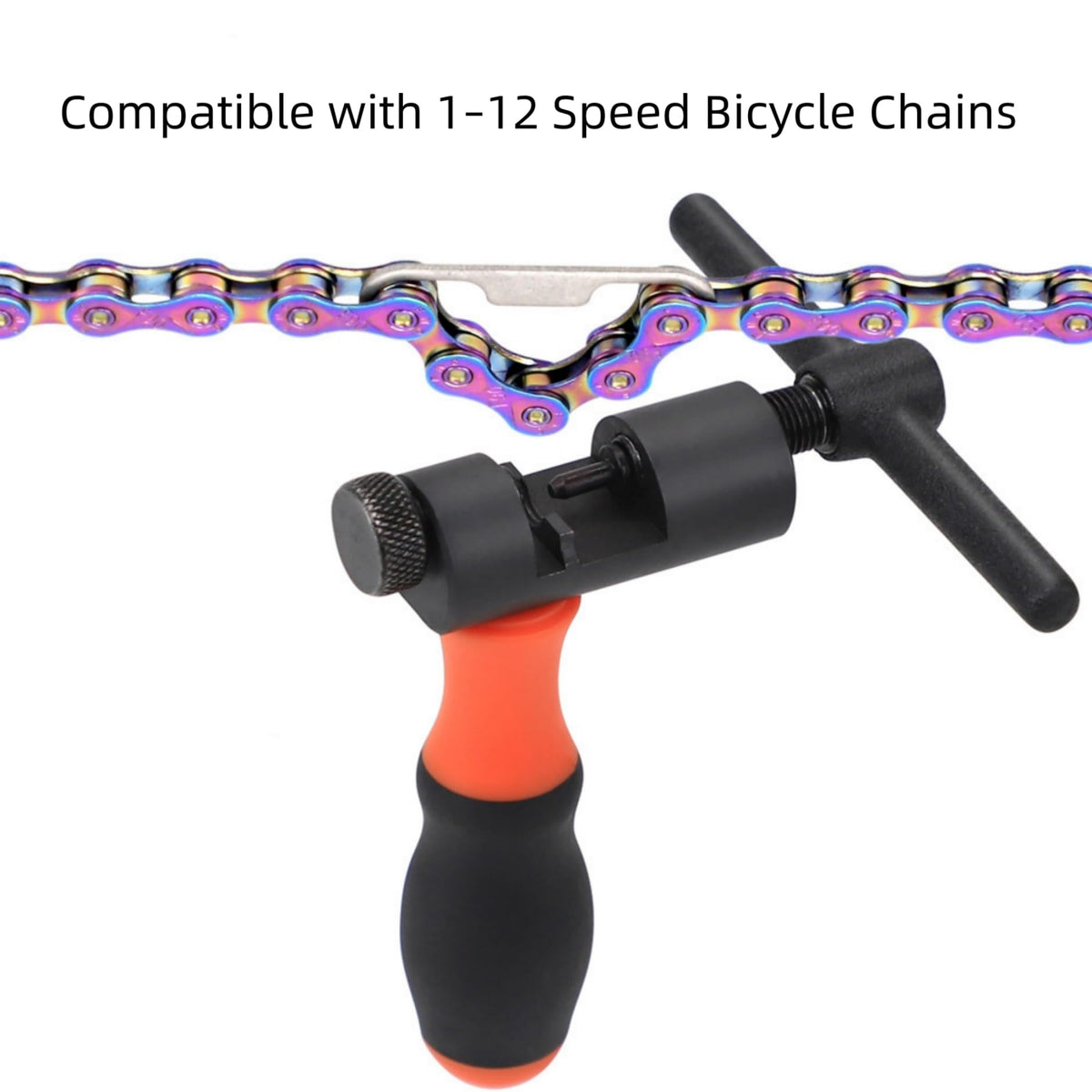 Bike Chain Tool, 1-13 Speed Chain Breaker with Spare Pins W9864
