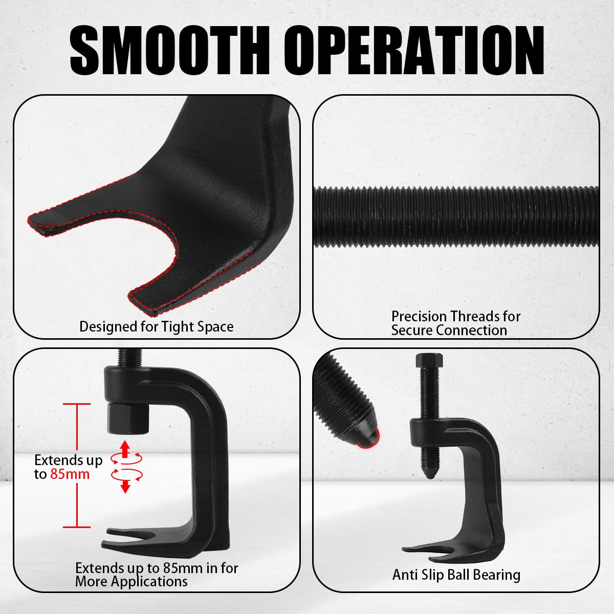 Ball Joint Separator Tool Extends Up to 2 3/8 Inches Y980