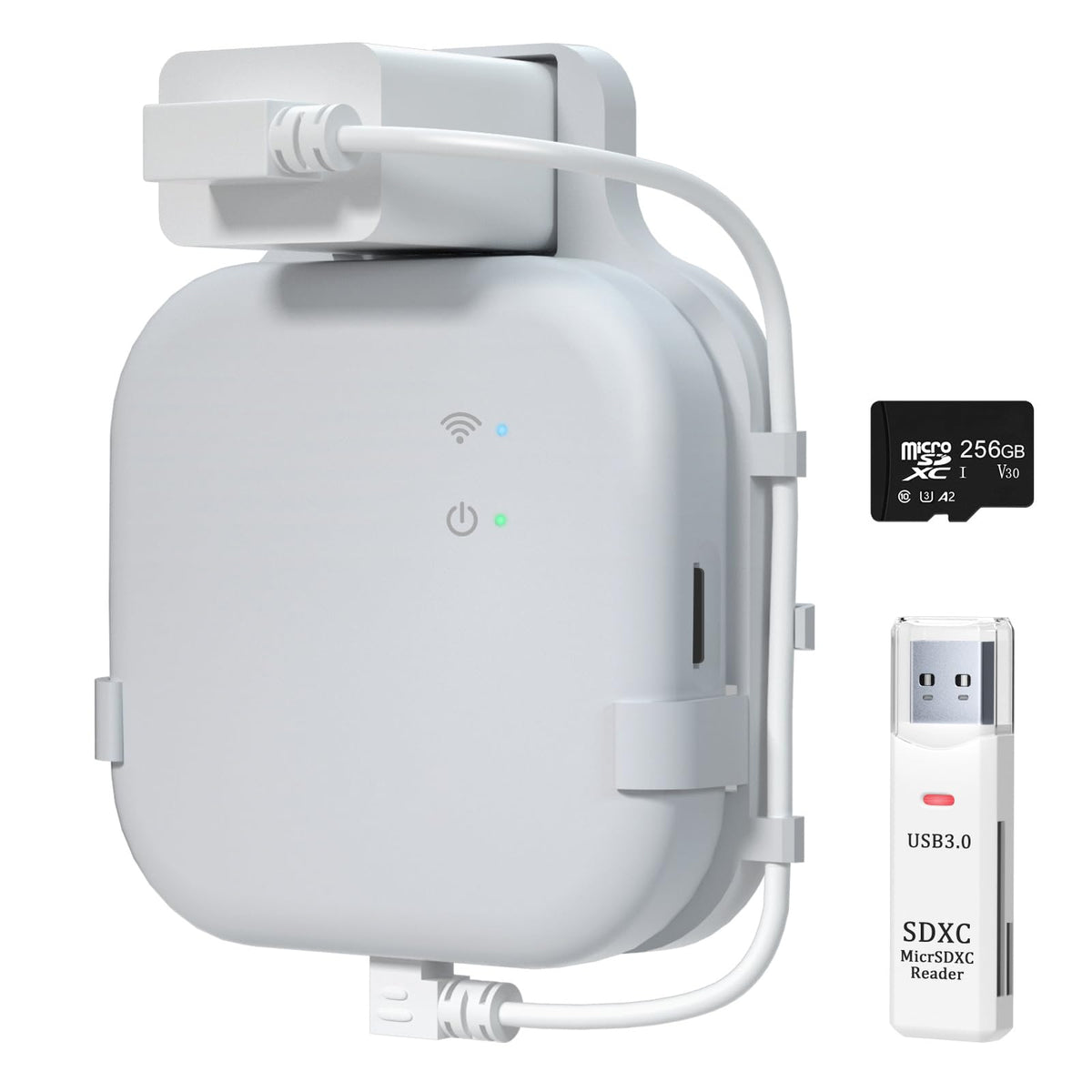 256GB Micro SD Card & Outlet Wall Mount D72520
