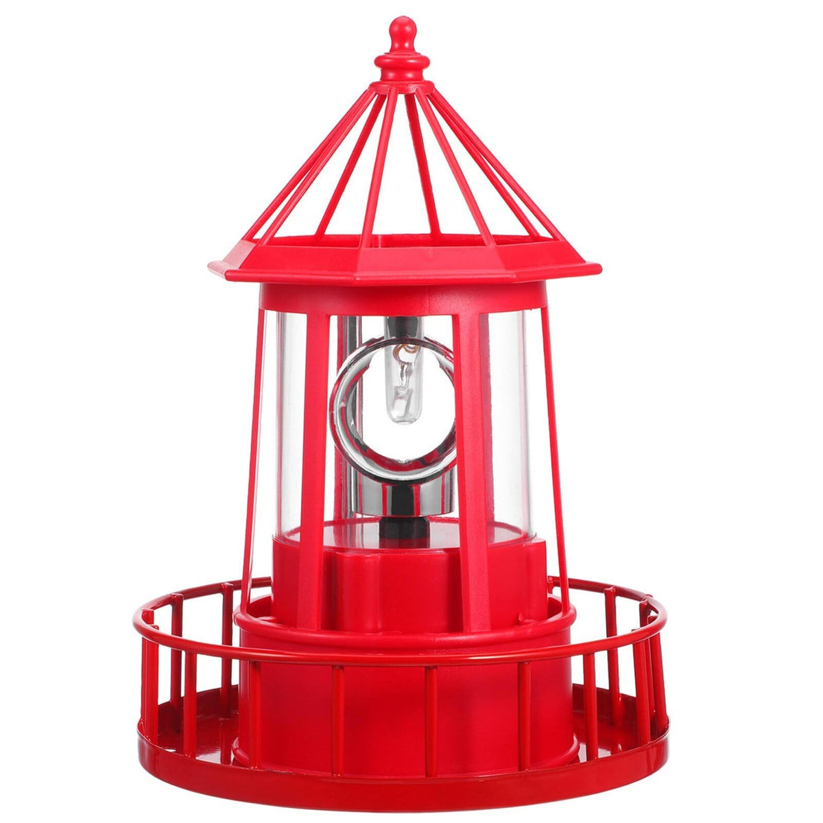 Solar Powered Rotating Lighthouse G86363