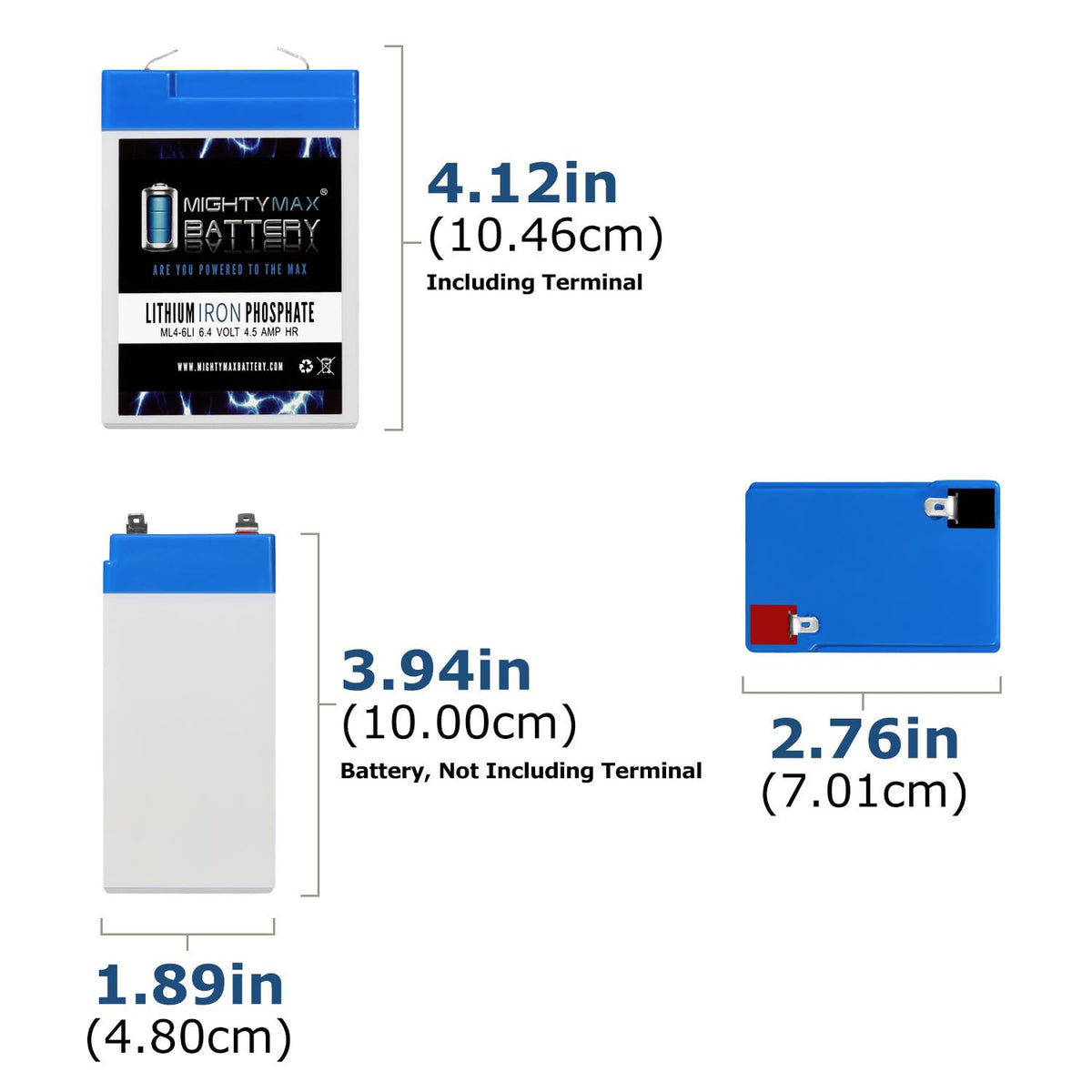 6V 4.5AH Lithium Replacement Battery N88475