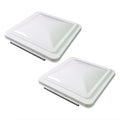 14 Inch RV Roof Vent Cover White 2-Pack Y60787