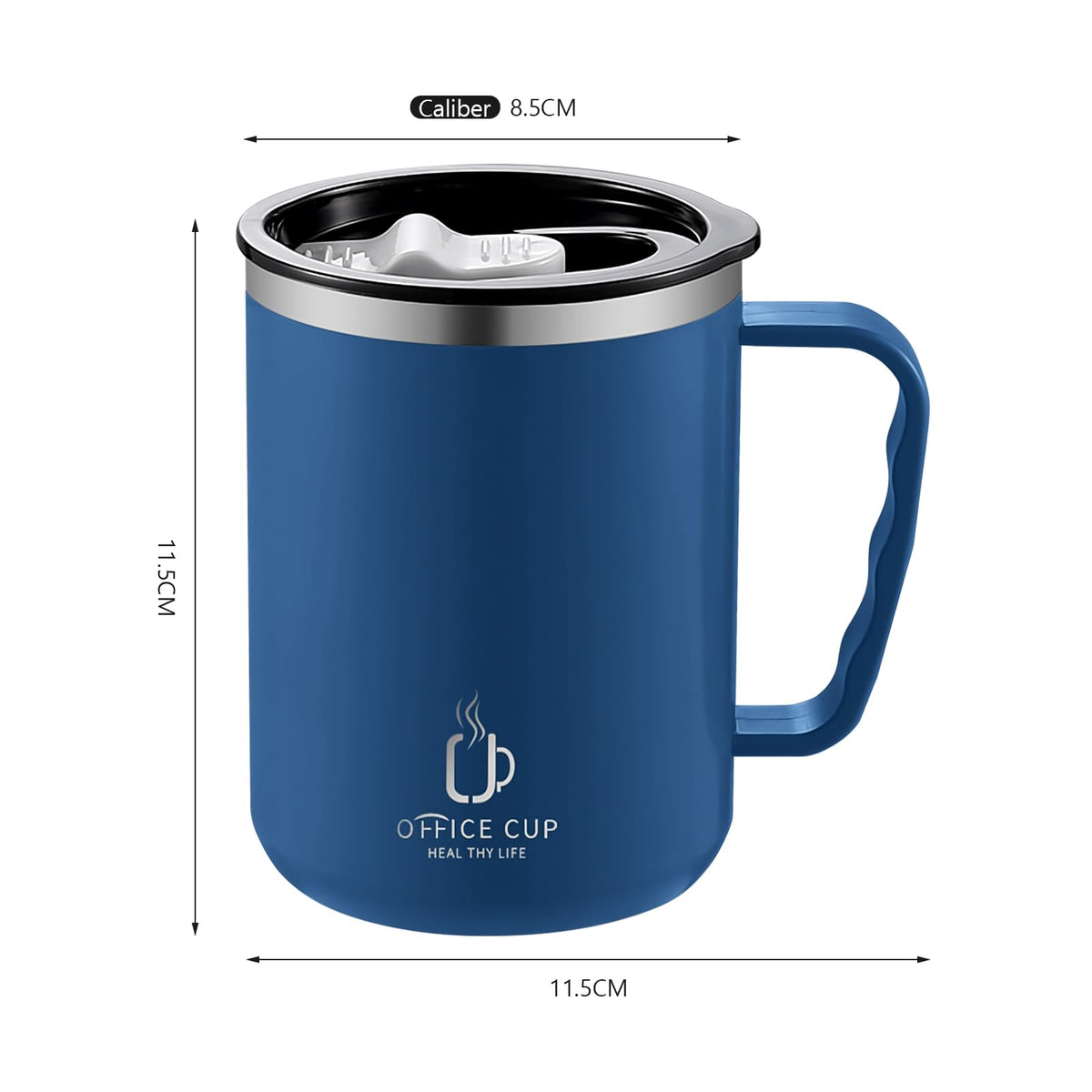 2 Pack Insulated Stainless Steel Travel Mug 16.9 oz R156