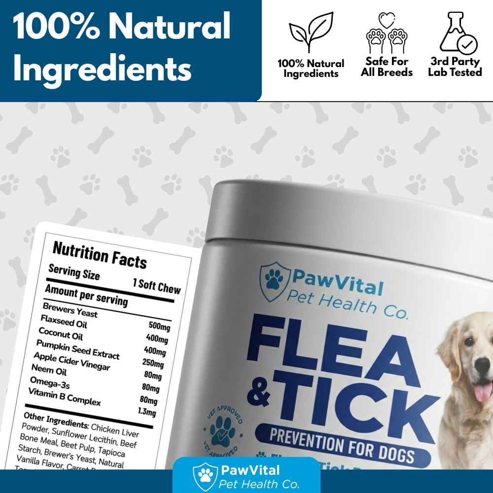Flea and Tick Prevention for Dogs Chewables 150 Soft Chews Chicken Flavor Q936616