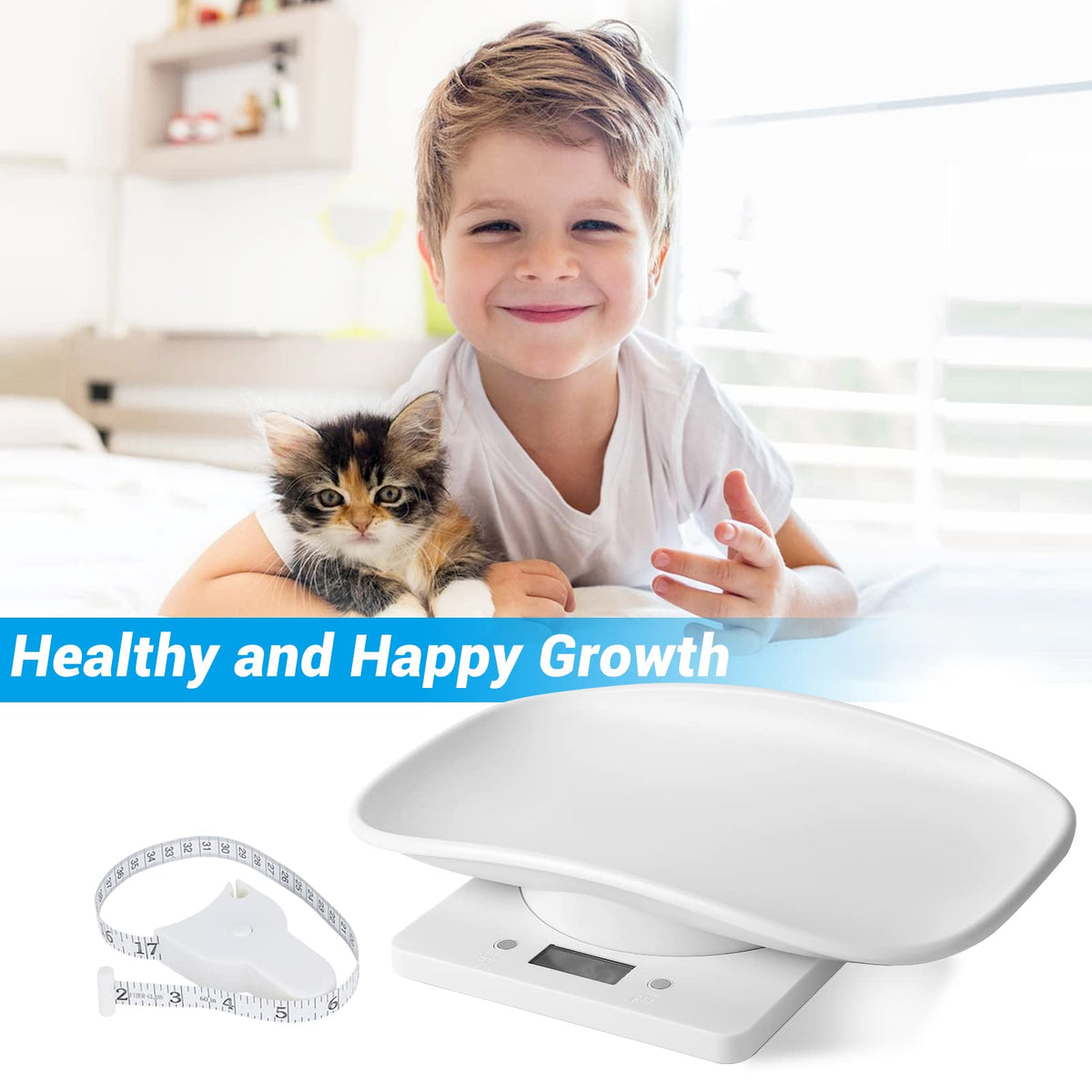 Digital Pet Scale with Tape Measure N28078