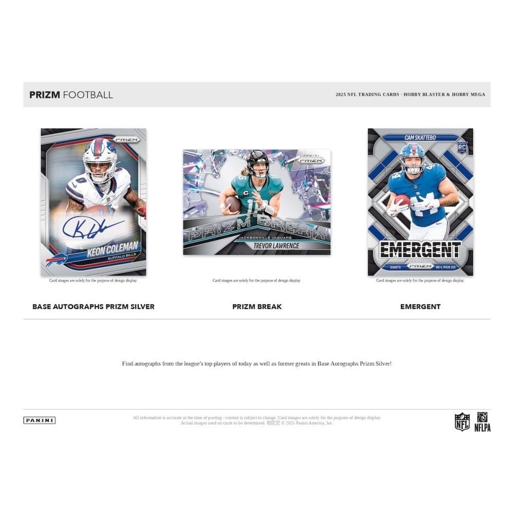 2025 Prizm Football 6 Packs Box B4499