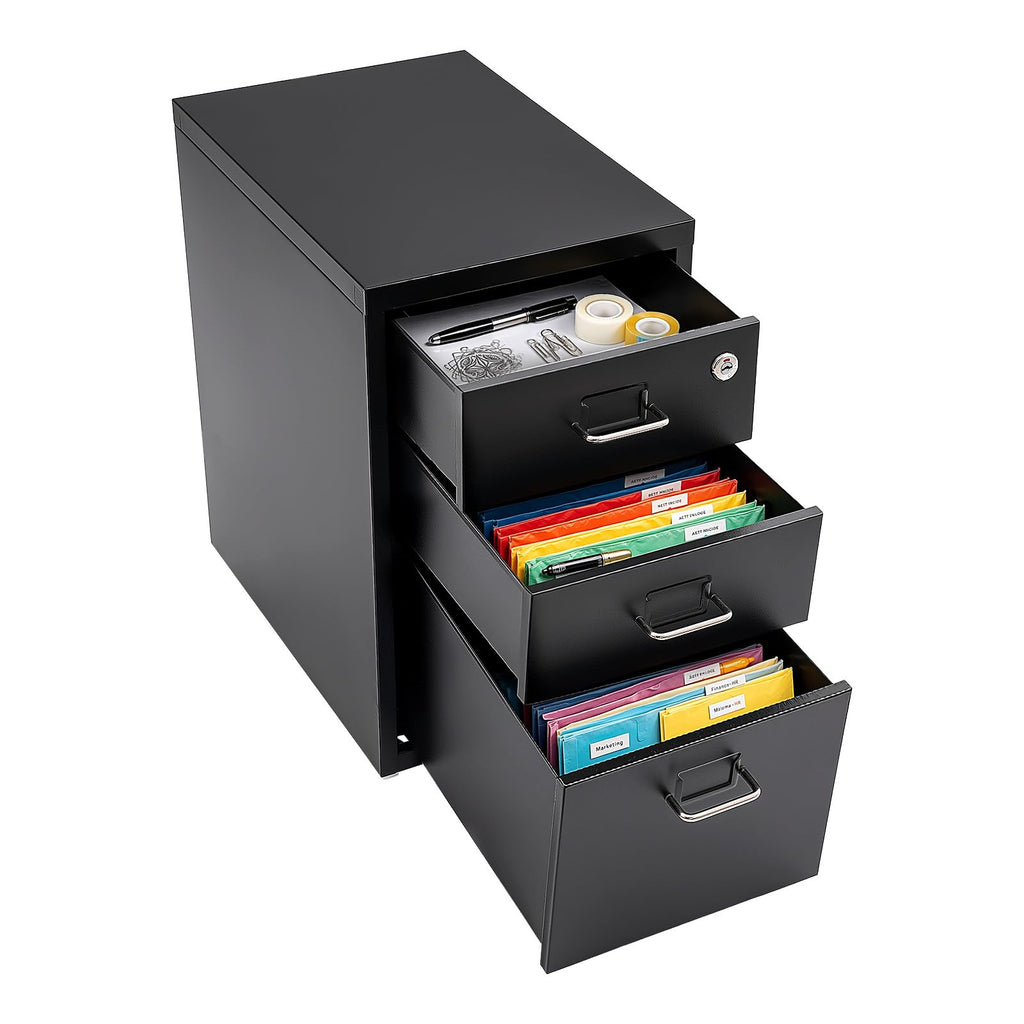 3 Drawer File Cabinet with Lock U6161