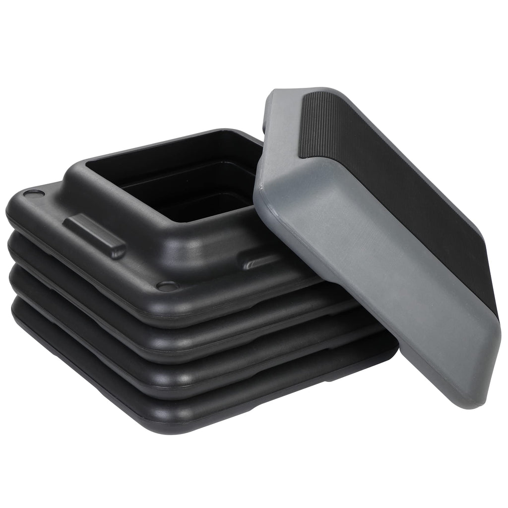 Height Adjustable Step Aerobic Platform with 4 Risers V801