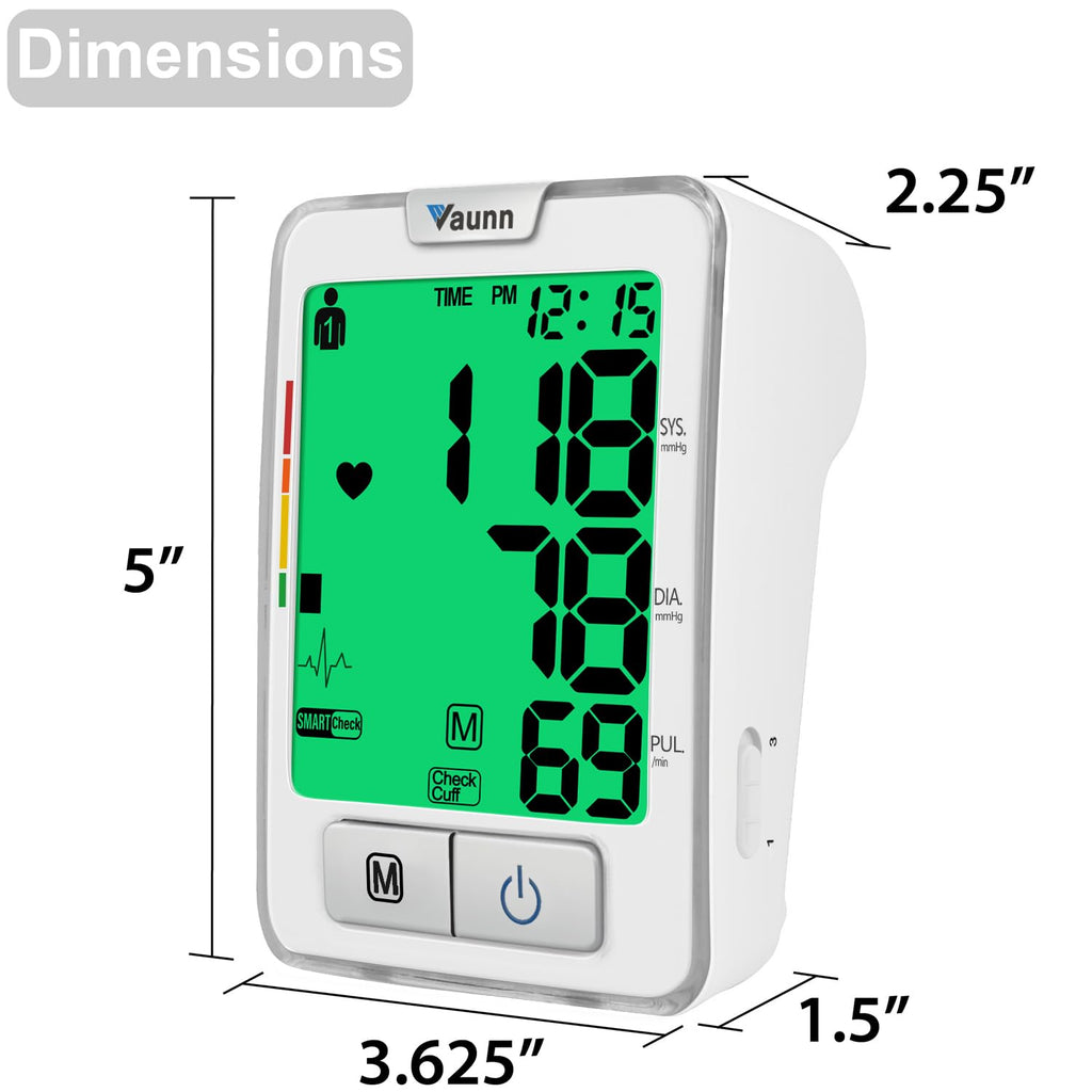 Automatic Upper Arm Blood Pressure Monitor Medium Arm Cuff M696700
