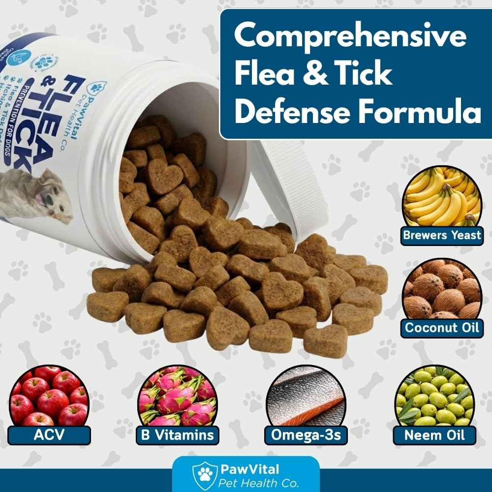 Flea and Tick Prevention for Dogs Chewables 150 Soft Chews Chicken Flavor Q936616
