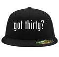Flat Bill Fitted Hat Y7226