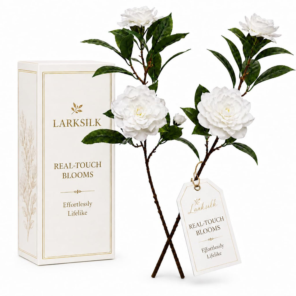 White 2 Pack 28in Faux Flowers K973797