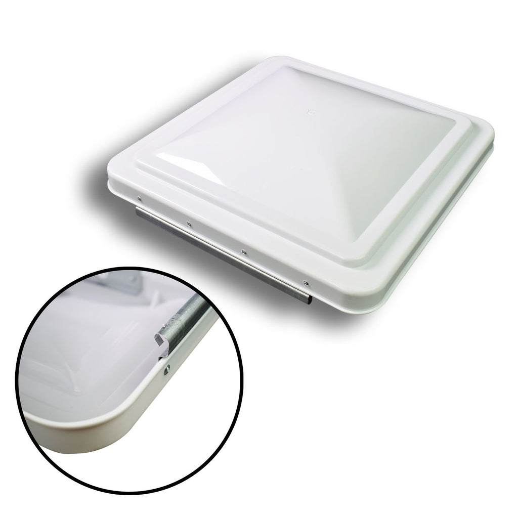 14 Inch RV Roof Vent Cover White 2-Pack Y60787
