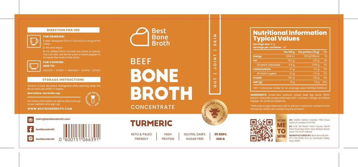 Grass Fed Beef Bone Broth Concentrate O11550