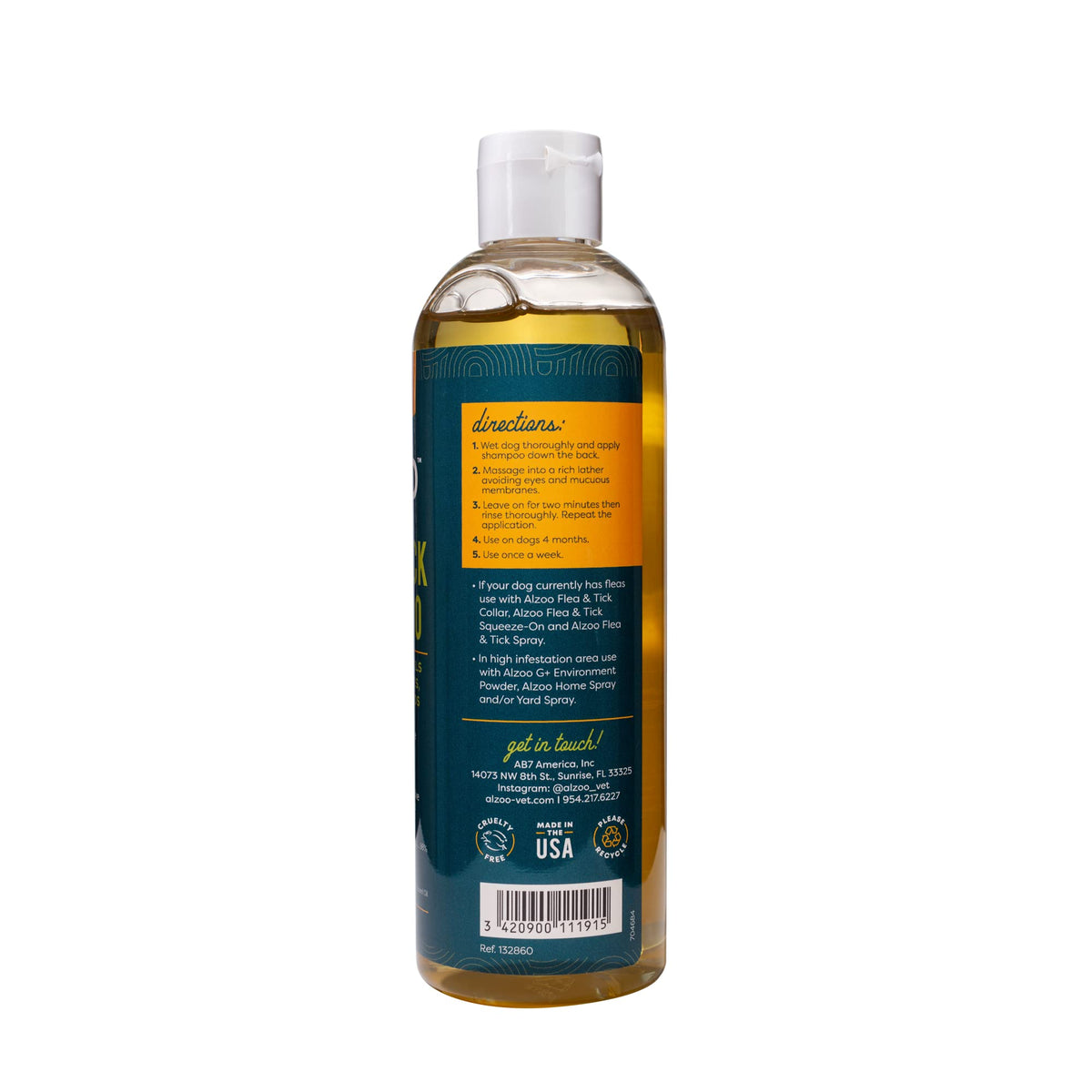 Plant Based Flea and Tick Repellent Dog Shampoo 12 Fl. Oz. E8708