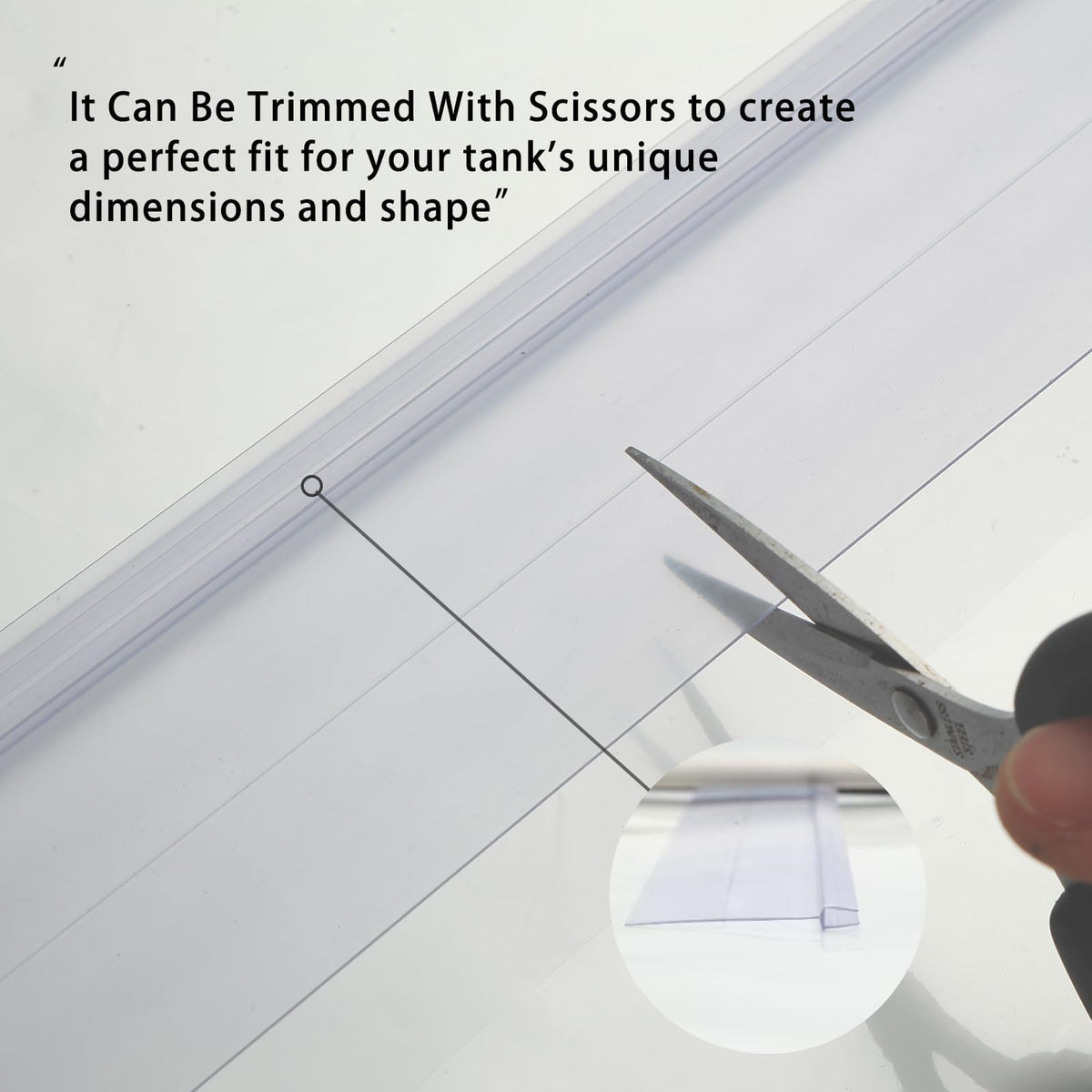 Clear Tempered Glass Canopy D756