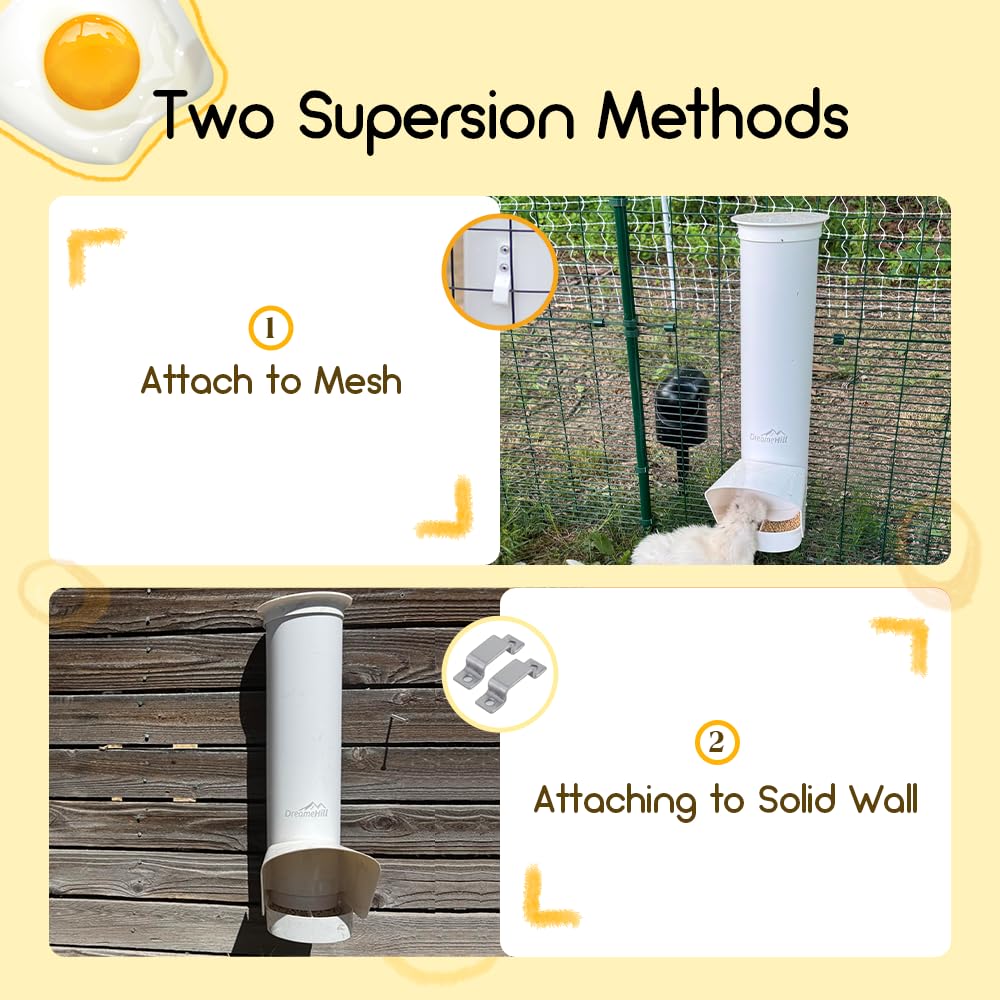 Automatic 7lb PVC Chicken Feeder M691132