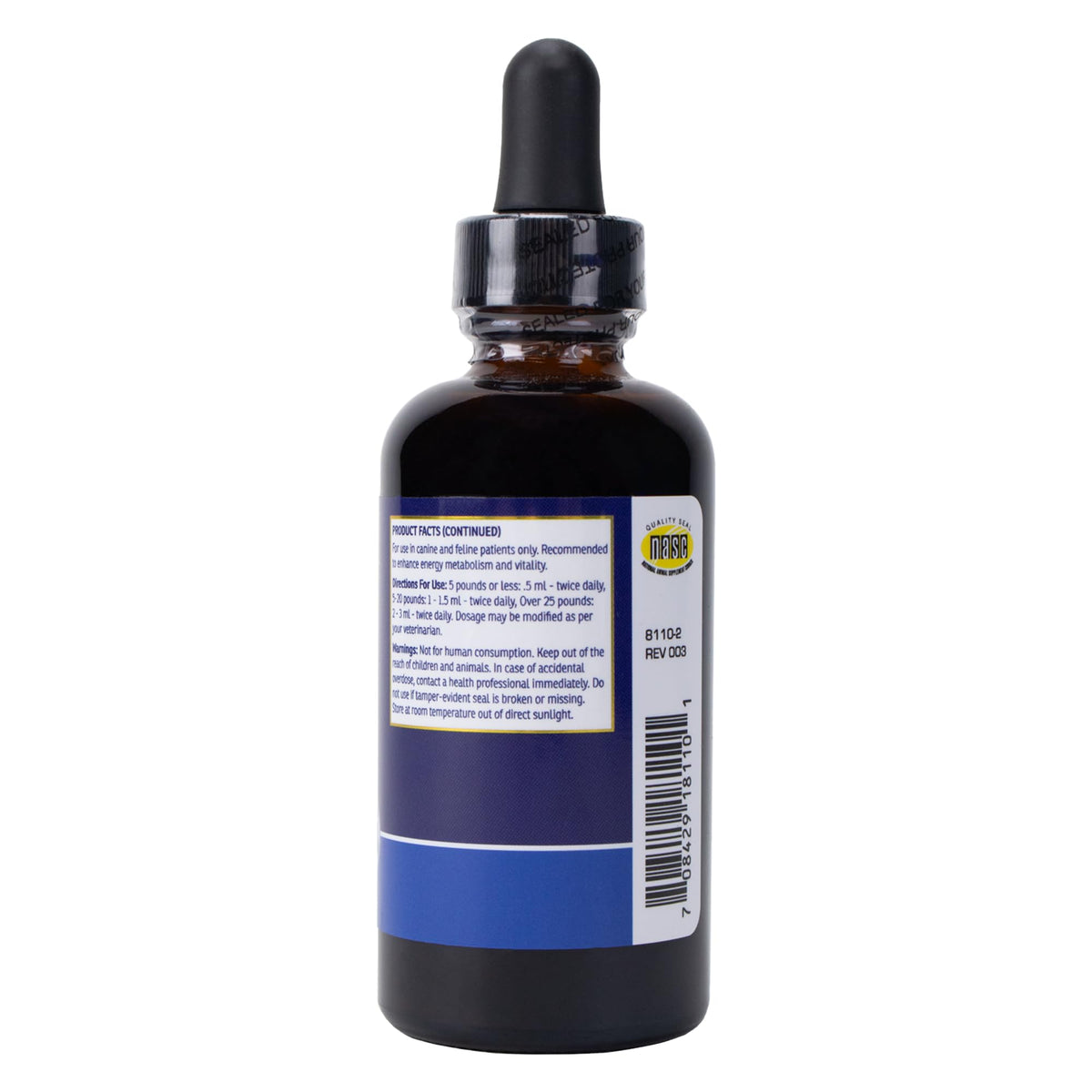Liquid Pet Supplement with Vitamin B Complex & Iron 2 fl oz C712200