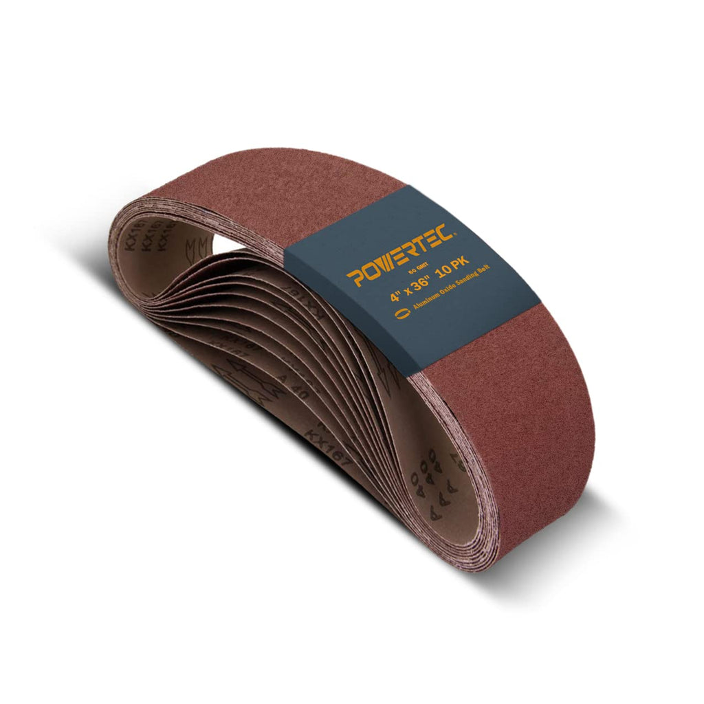 4 x 36 Inch 60 Grit Aluminum Oxide Sanding Belts K1609