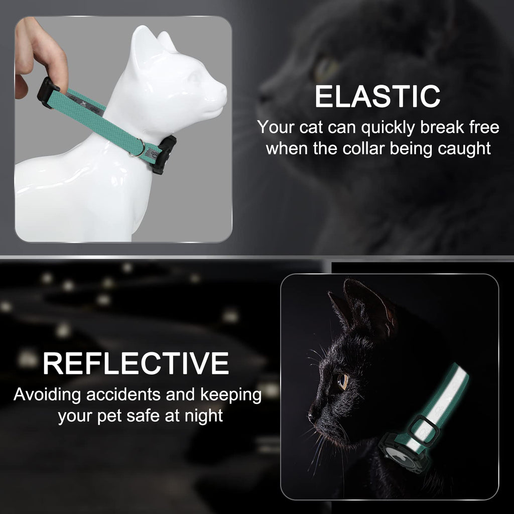 Reflective AirTag Cat Collar F248314