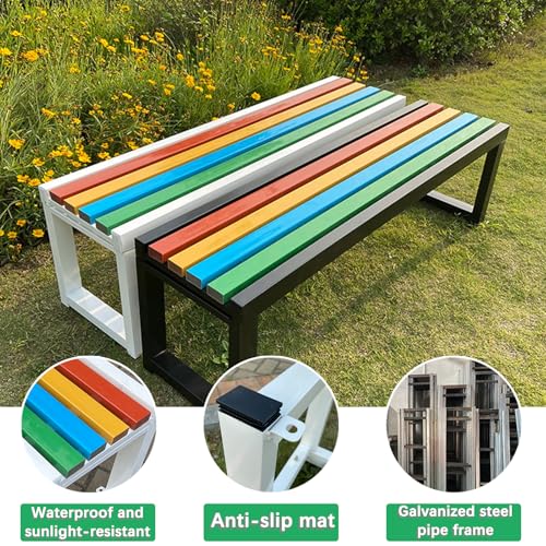Weatherproof Metal Cast Iron Park Bench H45081