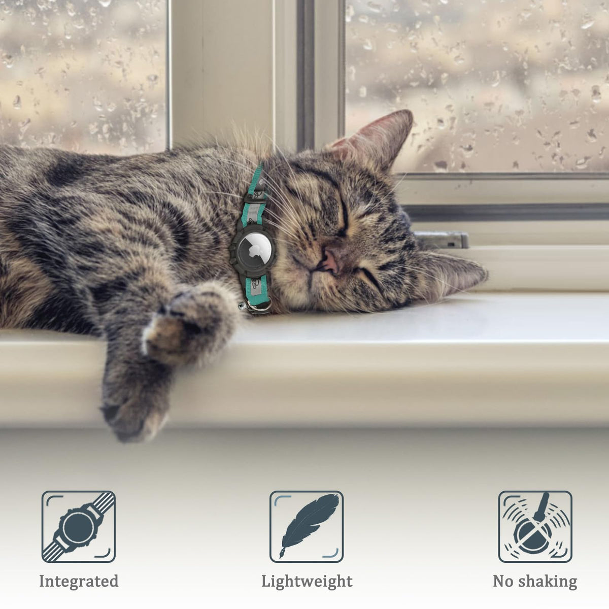 Reflective AirTag Cat Collar F248314