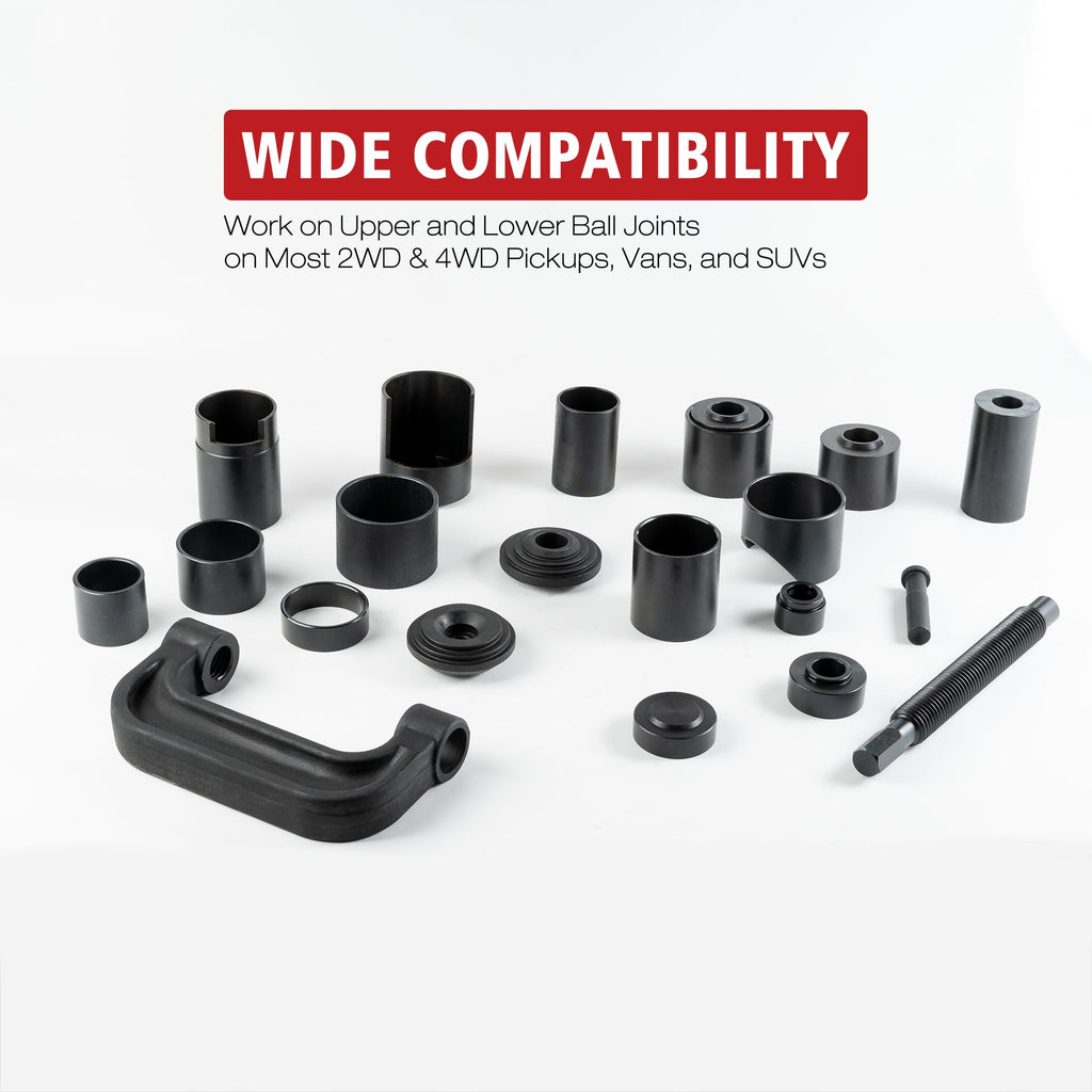 21-Piece Ball Joint Press Kit with C-Frame U34568