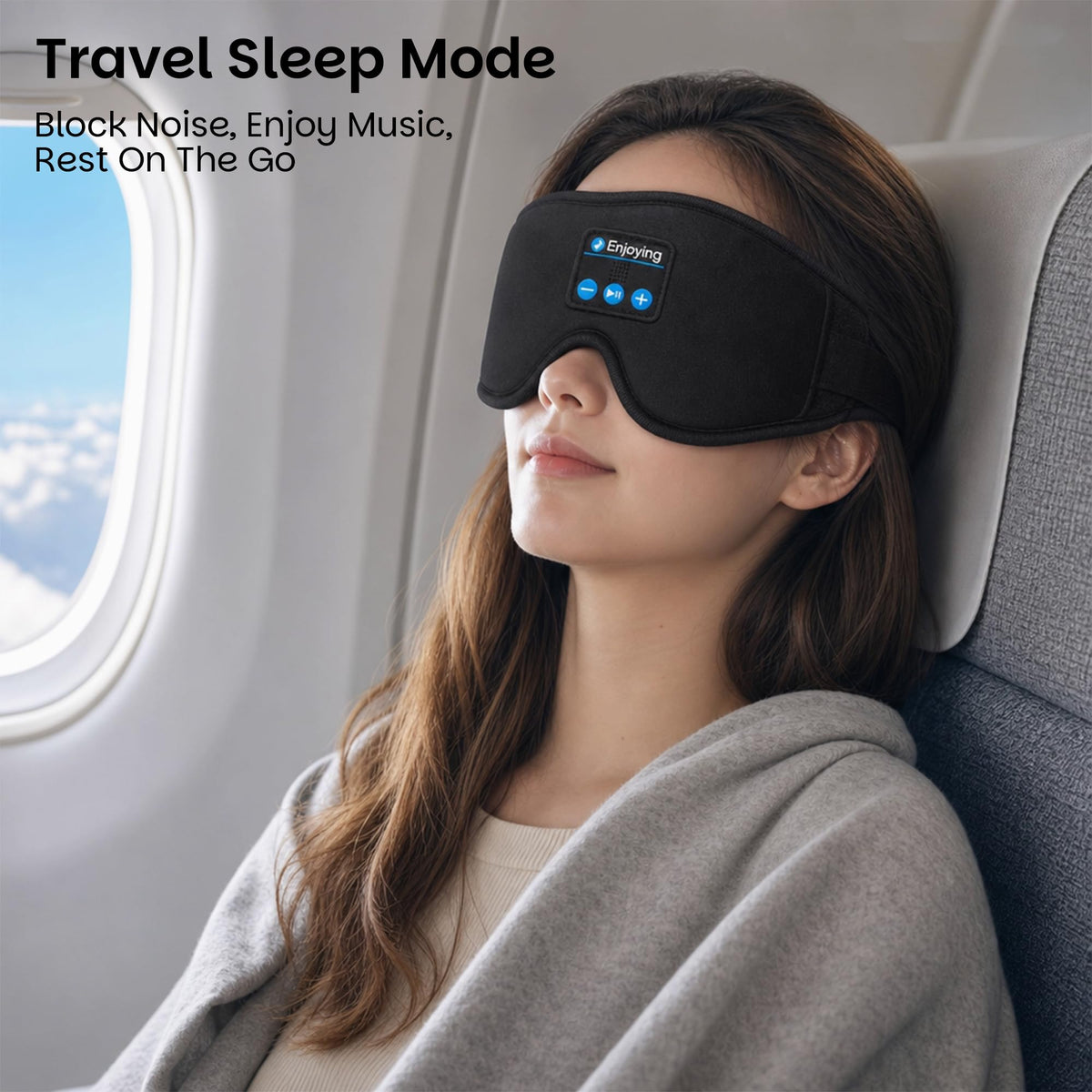 Sleep Mask with Headphones T484755