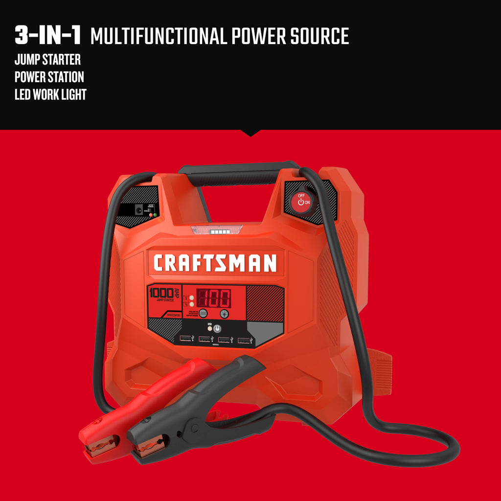 Car Battery Jump Starter and Portable Power Station A786704