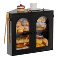 2 Tier Corner Bread Box with Acrylic Door E6191
