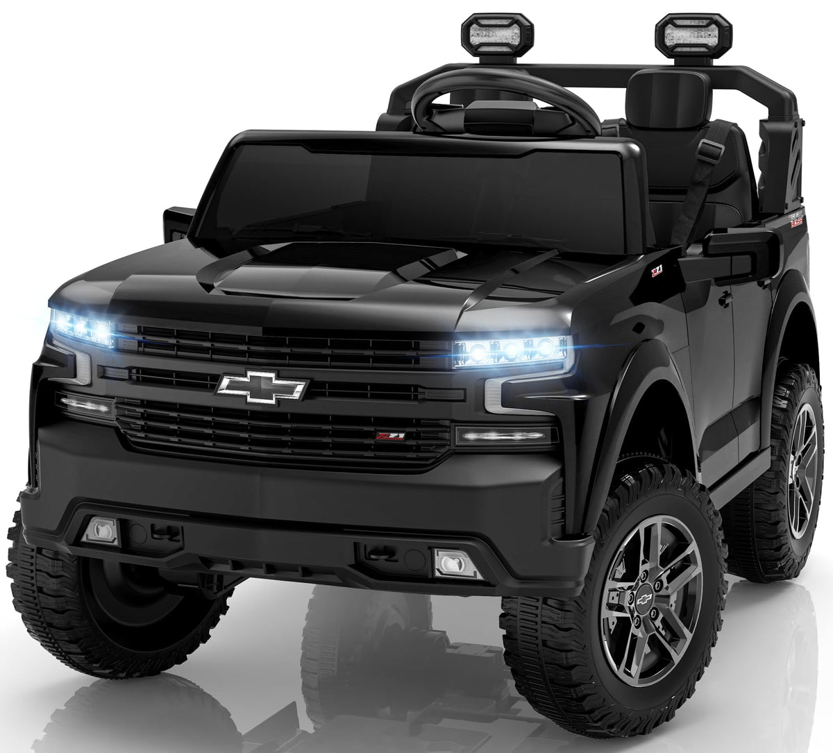 24V 2 Seater Ride on Car with Remote Control, Black L376082