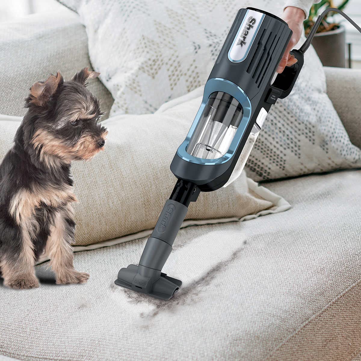 Corded Stick Vacuum with Self-Cleaning Brushroll T89525